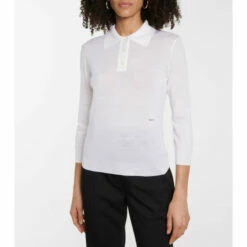 Prada Virgin Wool Polo Top -Cheap Prada Store unnamed file 2875