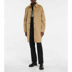 Prada Wool, Angora And Cashmere Coat