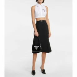 Prada Cotton-blend Crop Top