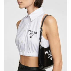 Prada Cotton-blend Crop Top -Cheap Prada Store unnamed file 2922