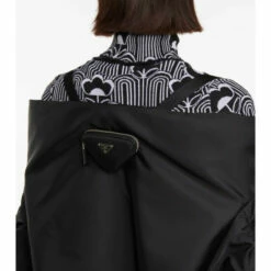 Prada Nylon Off-the-shoulder Jacket -Cheap Prada Store unnamed file 2937