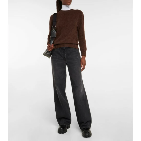 Prada Low-rise Wide-leg Jeans 3 Prada Low-rise Wide-leg Jeans