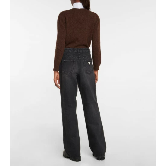 Prada Low-rise Wide-leg Jeans 4 Prada Low-rise Wide-leg Jeans - Image 2