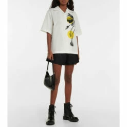 Prada Nylon And Leather Combat Boots