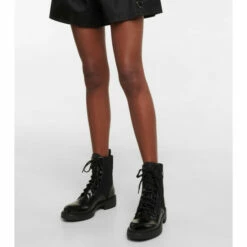 Prada Nylon And Leather Combat Boots -Cheap Prada Store unnamed file 2956