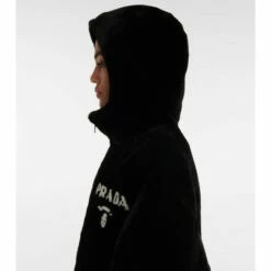 Prada Logo Shearling Coat -Cheap Prada Store unnamed file 2982