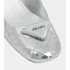 Prada Metallic Leather Slingback Pumps -Cheap Prada Store unnamed file 3011