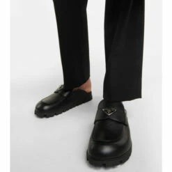 Prada Leather Slippers -Cheap Prada Store unnamed file 3014