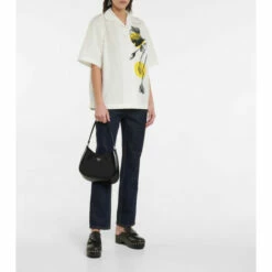 Prada Stud-embellished Leather Mules