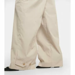 Prada High-rise Wide-leg Cotton-blend Cargo Pants -Cheap Prada Store unnamed file 303