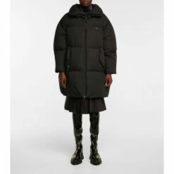 Prada Funnel-neck Down And Cotton Coat -Cheap Prada Store unnamed file 3038