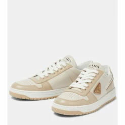 Prada Downtown Logo Leather Sneakers -Cheap Prada Store unnamed file 307