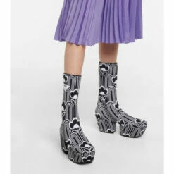 Prada Jacquard Platform Ankle Boots -Cheap Prada Store unnamed file 3085