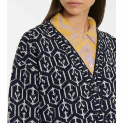 Prada Jacquard Wool Cardigan -Cheap Prada Store unnamed file 3119
