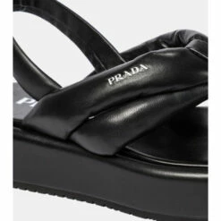 Prada Padded Leather Platform Sandals -Cheap Prada Store unnamed file 3126