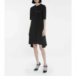 Prada Belted Asymmetric Minidress