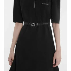Prada Belted Asymmetric Minidress -Cheap Prada Store unnamed file 3172