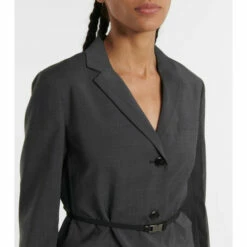 Prada Belted Wool Blazer -Cheap Prada Store unnamed file 3223