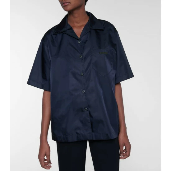 Prada Re-Nylon Gabardine Shirt 5 Prada Re-Nylon Gabardine Shirt - Image 3