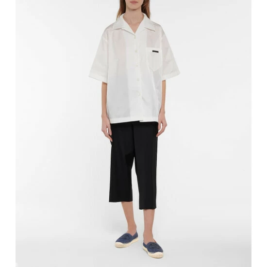 Prada Logo Chambray Espadrilles 3 Prada Logo Chambray Espadrilles