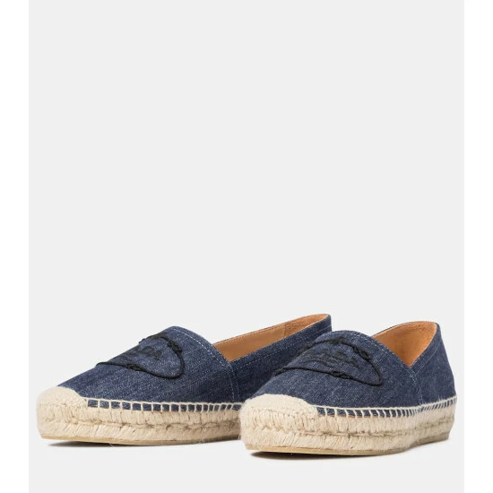 Prada Logo Chambray Espadrilles 6 Prada Logo Chambray Espadrilles - Image 4