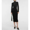 Prada Wool-blend Turtleneck Midi Dress