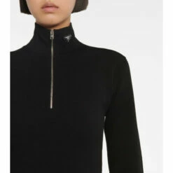 Prada Wool-blend Turtleneck Midi Dress -Cheap Prada Store unnamed file 3281
