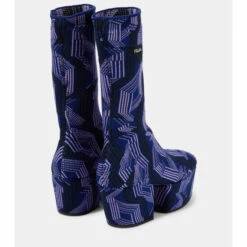 Prada Jacquard Knit Platform Ankle Boots -Cheap Prada Store unnamed file 3287