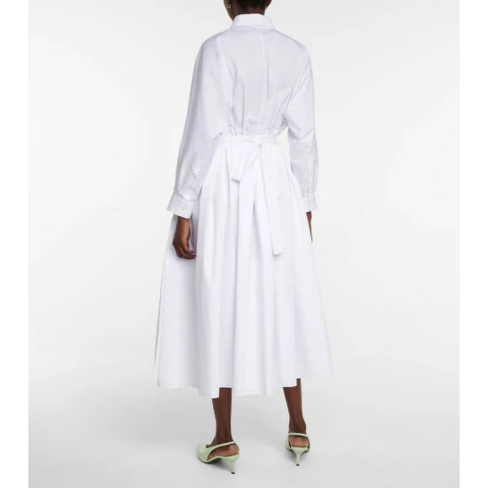 Prada Cotton Poplin Shirt Dress 4 Prada Cotton Poplin Shirt Dress - Image 2