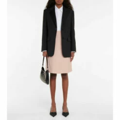 Prada High-rise Wrap Pencil Skirt