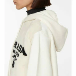 Prada Shearling And Cashmere Hoodie -Cheap Prada Store unnamed file 3345