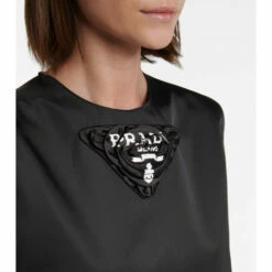 Prada Re-Nylon Gabardine Midi Dress -Cheap Prada Store unnamed file 3361