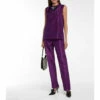 Prada High-rise Straight Silk Taffeta Pants -Cheap Prada Store unnamed file 3455
