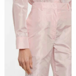 Prada High-rise Straight Silk Taffeta Pants -Cheap Prada Store unnamed file 3461