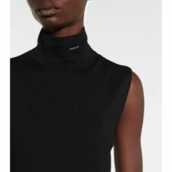 Prada Turtleneck Ribbed-knit Top -Cheap Prada Store unnamed file 3478
