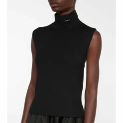 Prada Turtleneck Ribbed-knit Top -Cheap Prada Store unnamed file 3479