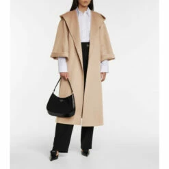 Prada Belted Double-face Cashmere Coat