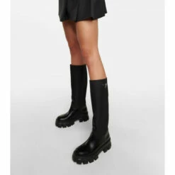 Prada Leather And Nylon Boots -Cheap Prada Store unnamed file 352
