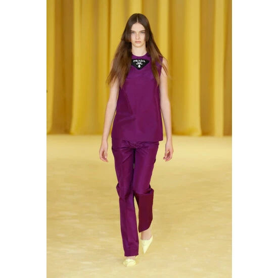 Prada Logo Silk Taffeta Tank Top 6 Prada Logo Silk Taffeta Tank Top - Image 4