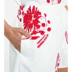 Prada High-rise Printed Cotton Poplin Shorts -Cheap Prada Store unnamed file 3559