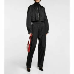 Prada Cropped Nylon Jacket