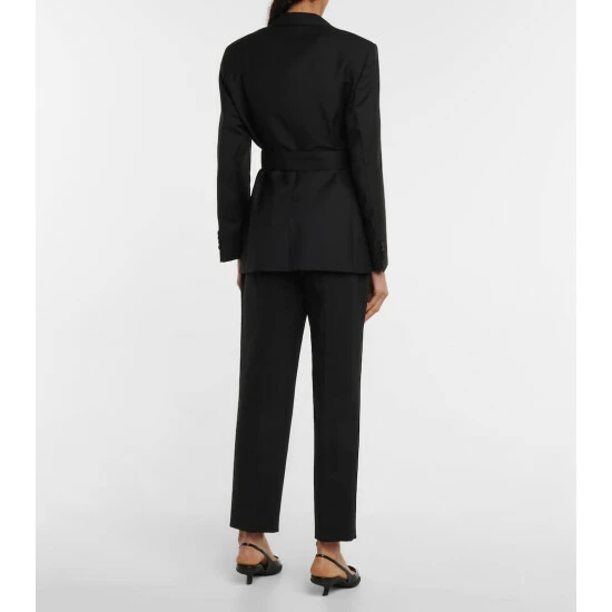 Prada Belted Mohair And Wool Blazer 4 Prada Belted Mohair And Wool Blazer - Image 2