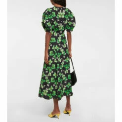 Prada Floral Satin Midi Dress 8 Prada Floral Satin Midi Dress -Cheap Prada Store unnamed file 3602