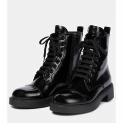 Prada Leather Combat Boots -Cheap Prada Store unnamed file 3646