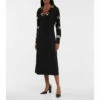Prada Wool And Silk Crêpe Midi Dress -Cheap Prada Store unnamed file 3648
