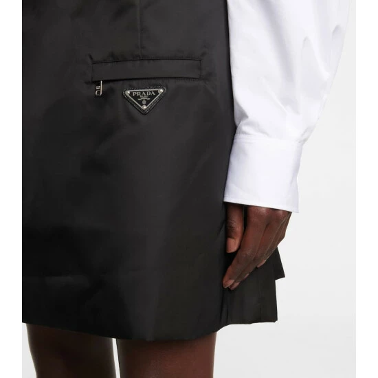 Prada Re-Nylon And Cotton Shirt Dress 7 Prada Re-Nylon And Cotton Shirt Dress - Image 5