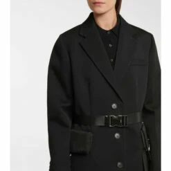 Prada Belted Single-breasted Coat -Cheap Prada Store unnamed file 3687
