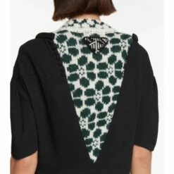 Prada Sablé And Jacquard Gown -Cheap Prada Store unnamed file 3693