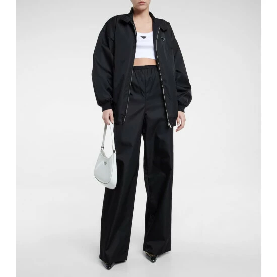 Prada Logo Cotton Jersey Crop Top 3 Prada Logo Cotton Jersey Crop Top