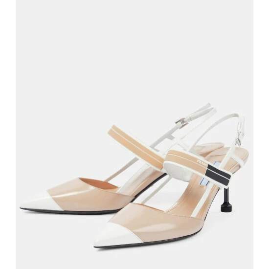 Prada Leather Slingback Pumps 6 Prada Leather Slingback Pumps - Image 4